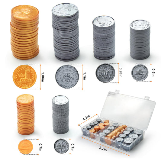 TommyHome 5c coins set for engaging sorting and counting activities in homeschool.