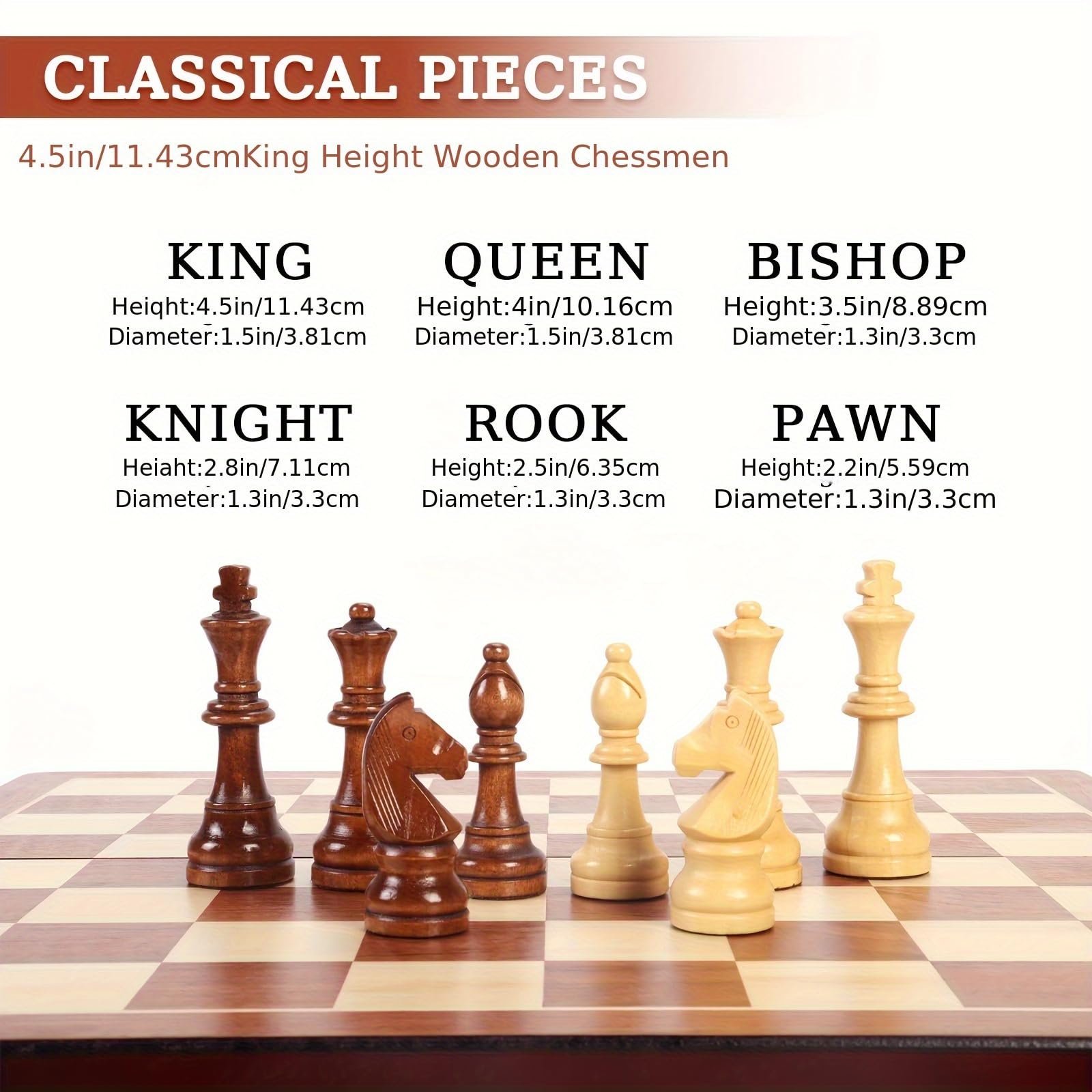 Tomost gift-ready packaging elevates this elegant chess set
