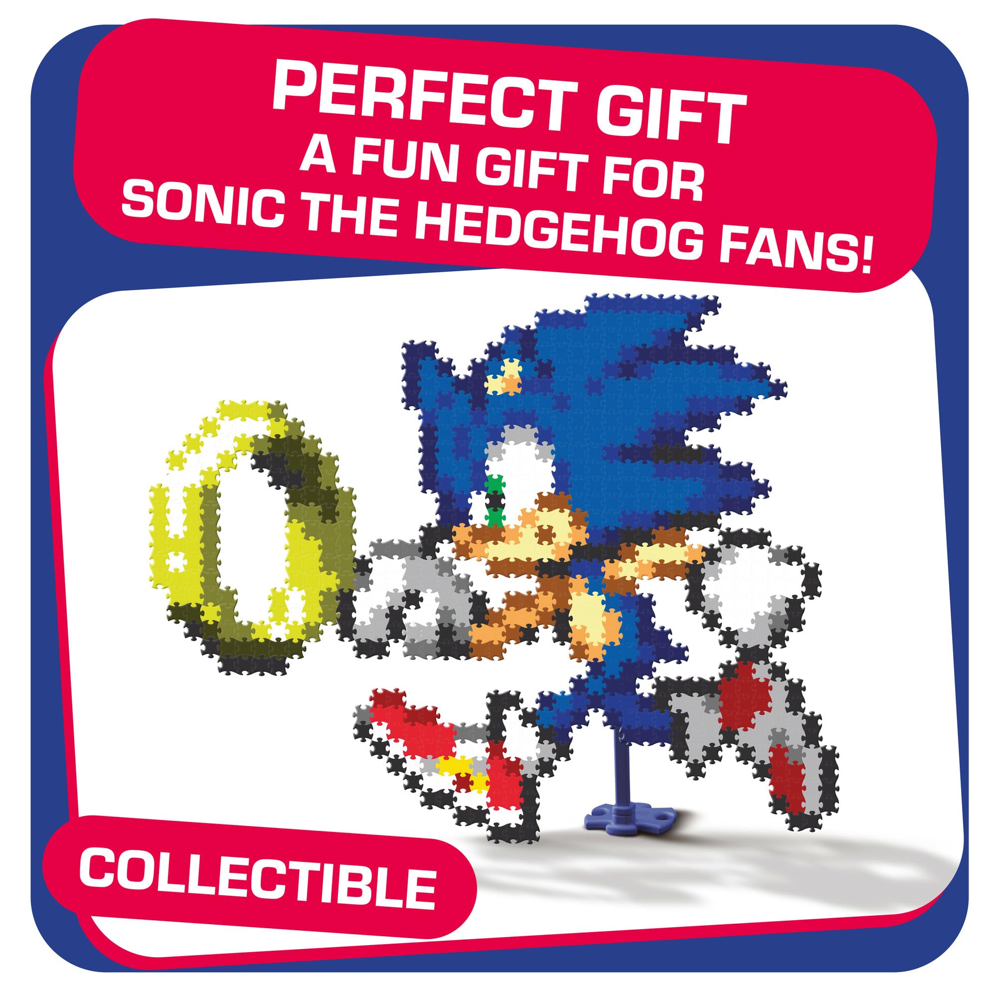 TOMY Jixelz Remix sonic-collectible-packaging showcases licensed artwork.