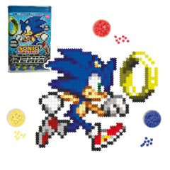 TOMY Jixelz Remix sonic-ring-template highlights quick, glue-free assembly for Sonic fans.