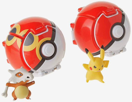 TOMY Cubone Repeat Ball figure with belt clip for portable play and engaging battles