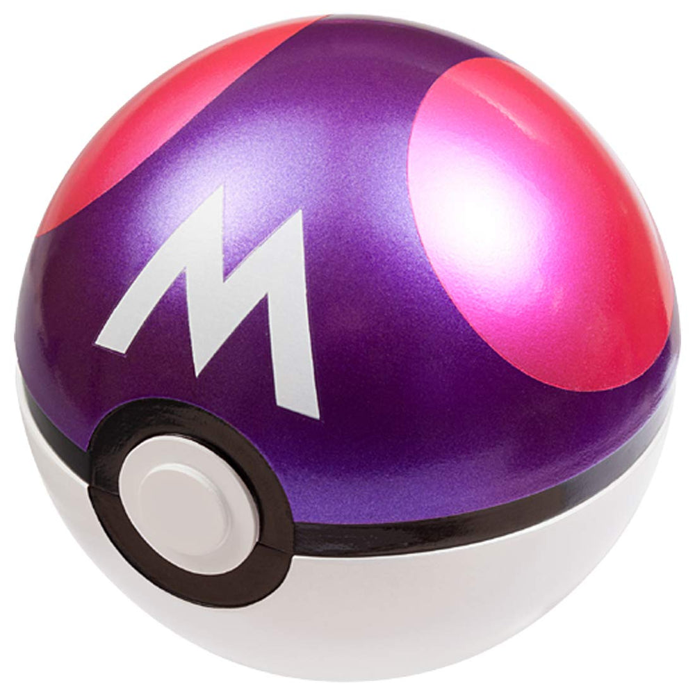 TOMY Pokemon MB-04 Moncolle Master Ball swaying action showcases playful display on shelves.