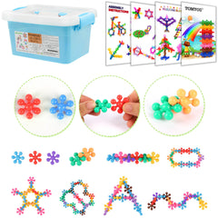 TOMYOU closeup of STEM pieces, encourages fine motor development and design exploration