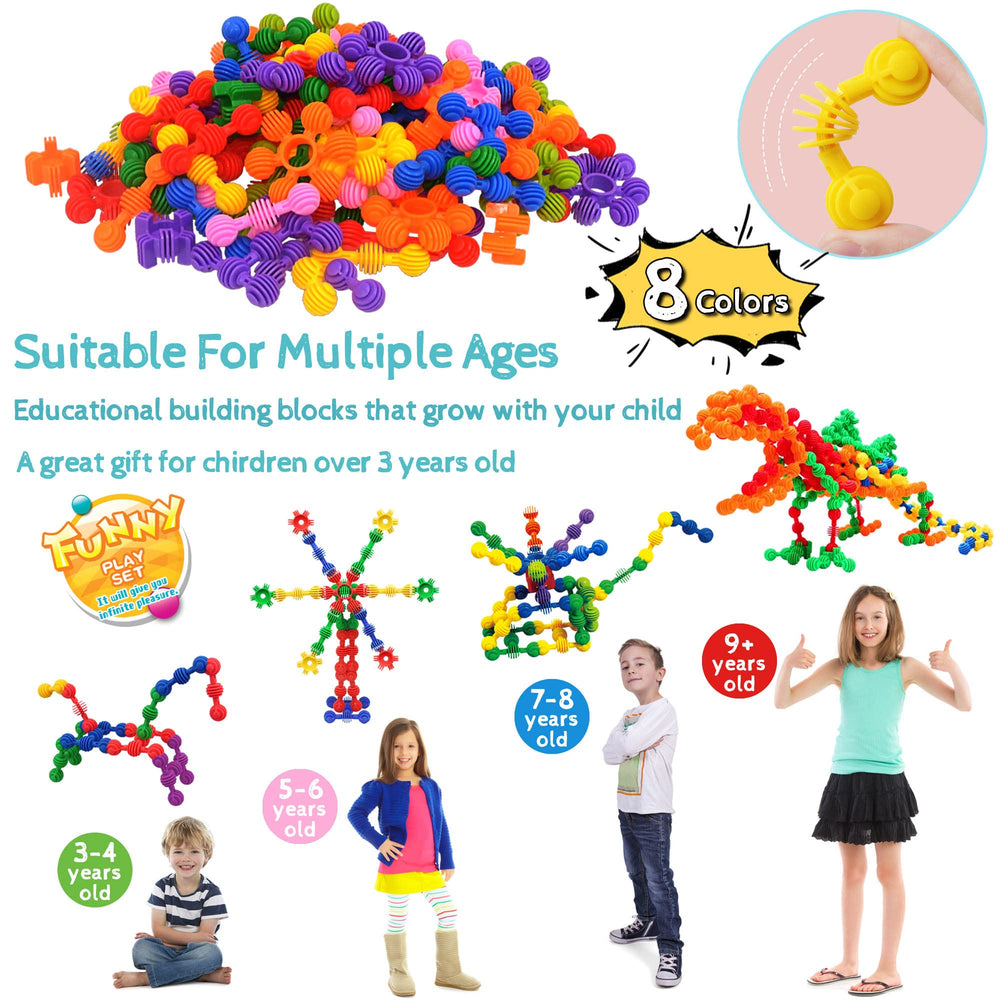 TomYou colorful pieces variety enabling imaginative constructions