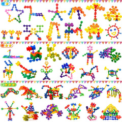 TomYou star-shaped pieces forming multi-dimensional shapes during play