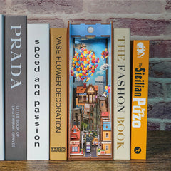 Tonecheer Book Nook Kit 3D wooden puzzle ready for mindful assembly and family bonding.