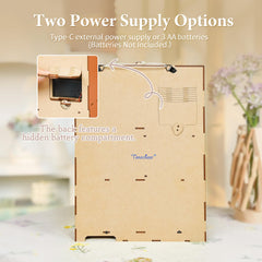 Tonecheer dollhouse kit takes 3-5 hours to build with friendly guidance.