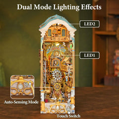 Tonecheer Dust Cover protects the book nook display while reducing dust.