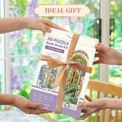Tonecheer gift-ready miniature decor blends artful shelving with storytelling potential.