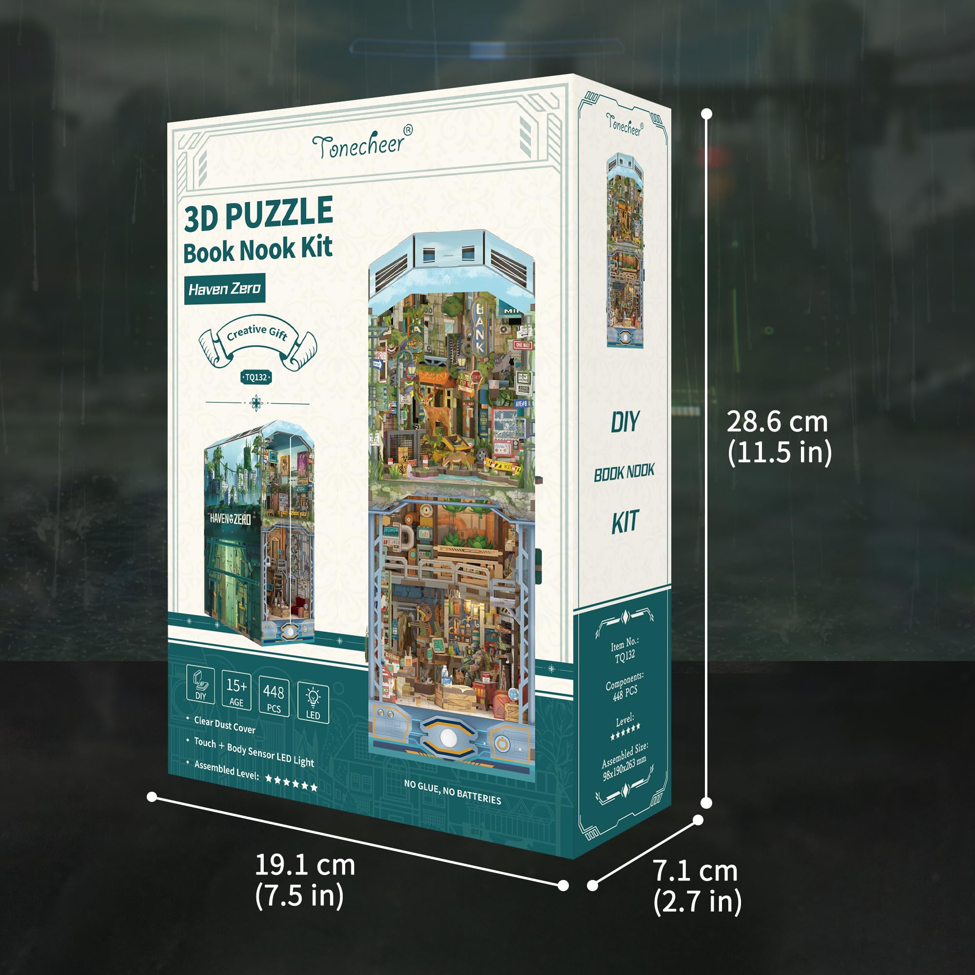 Tonecheer Haven Zero miniature house kit adds cozy desk charm