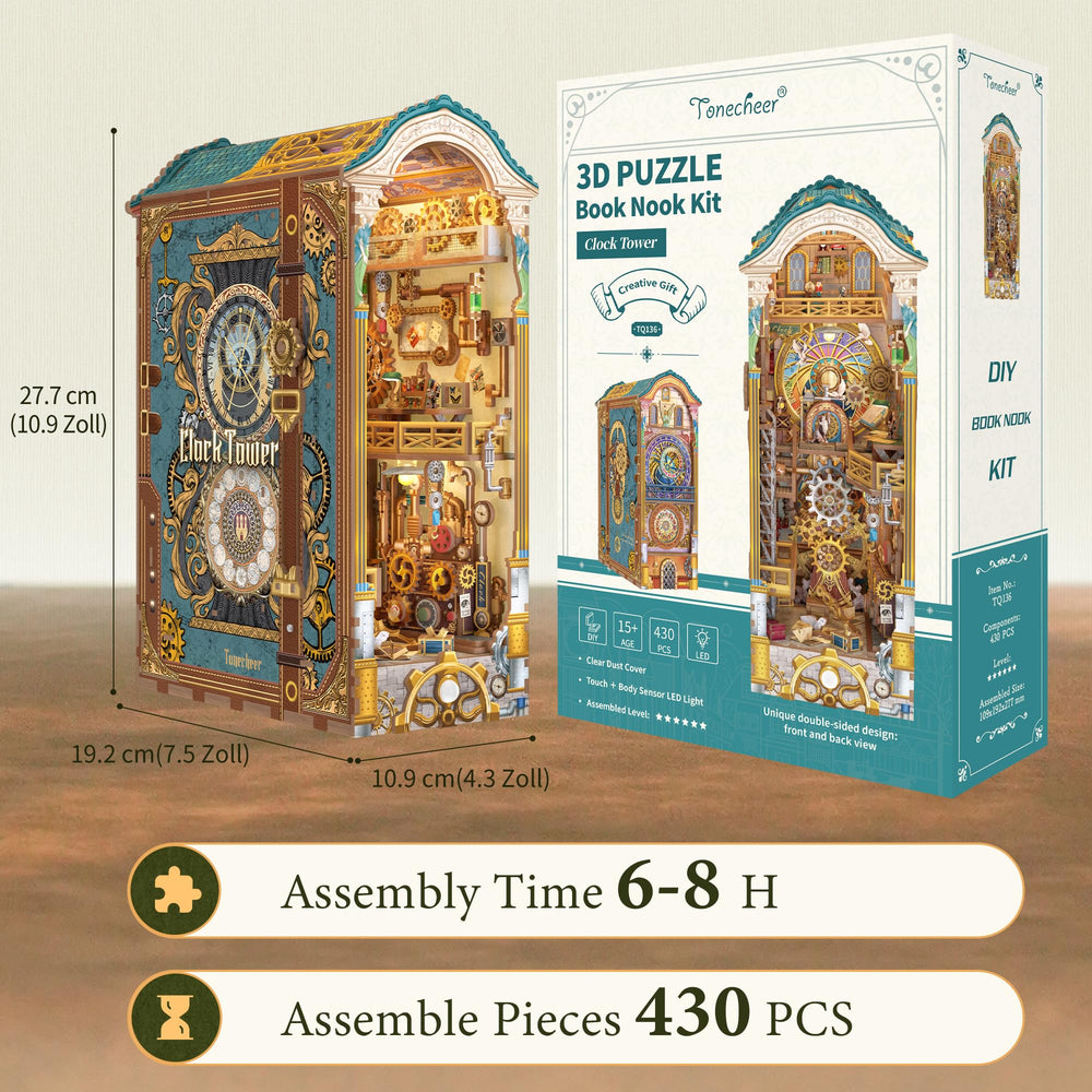 Tonecheer LED Light Module softly illuminates the miniature scene.