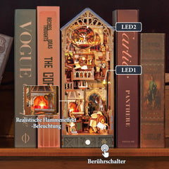 Tonecheer wooden 3D puzzle houses a tiny studio, ideal for gift ideas