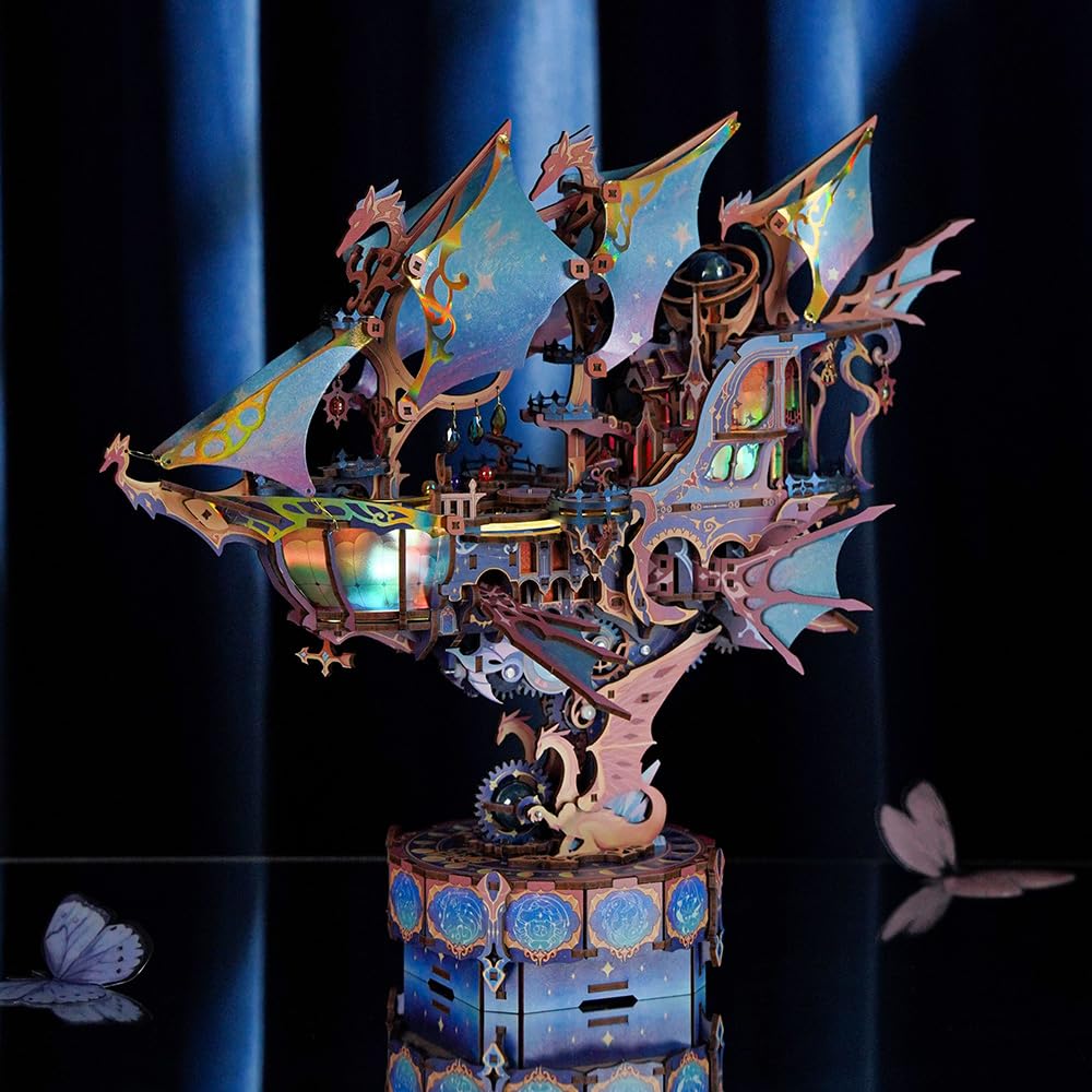 Tonecheer wooden model decor ideal for adults and hobbyists.