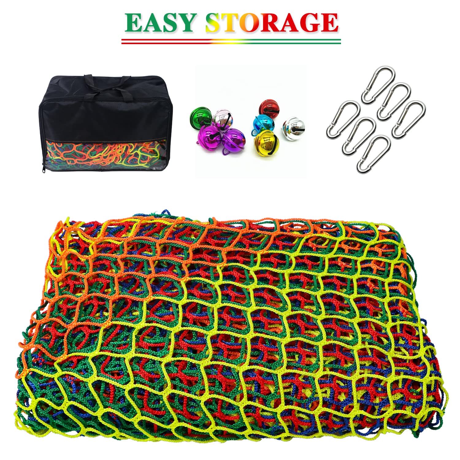 Tongmo bag with carabiners and storage for easy transport