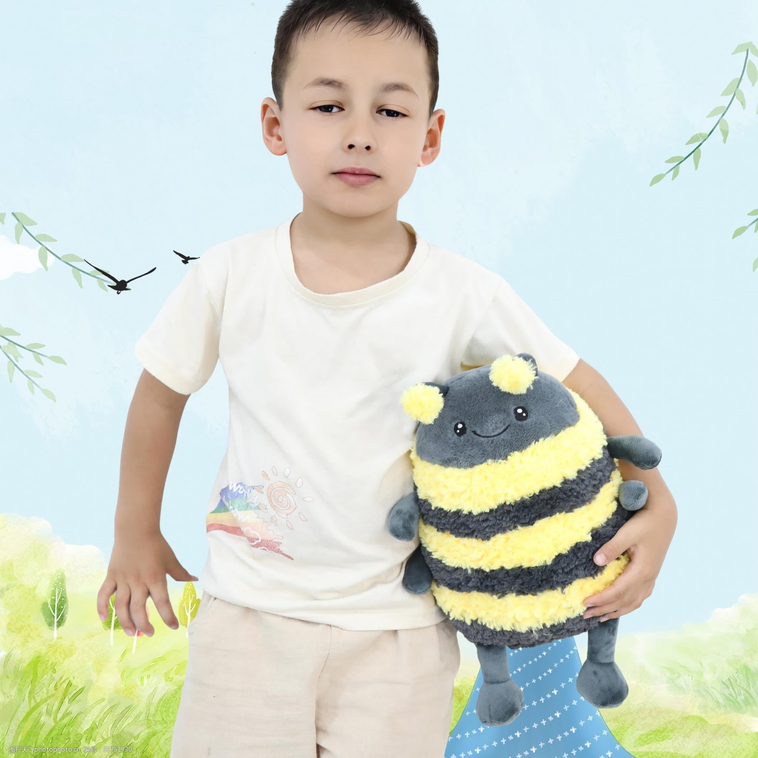TONGSONG cozy office sofa bee pillow for daily comfort.