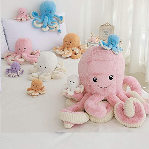TONGSONG blue 15.7-inch octopus plush perfect for travel companions.