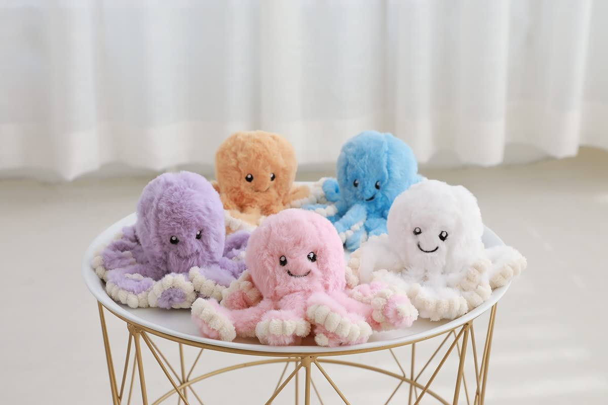 TONGSONG blue 31.5-inch octopus plush brightens play corners with whimsy.