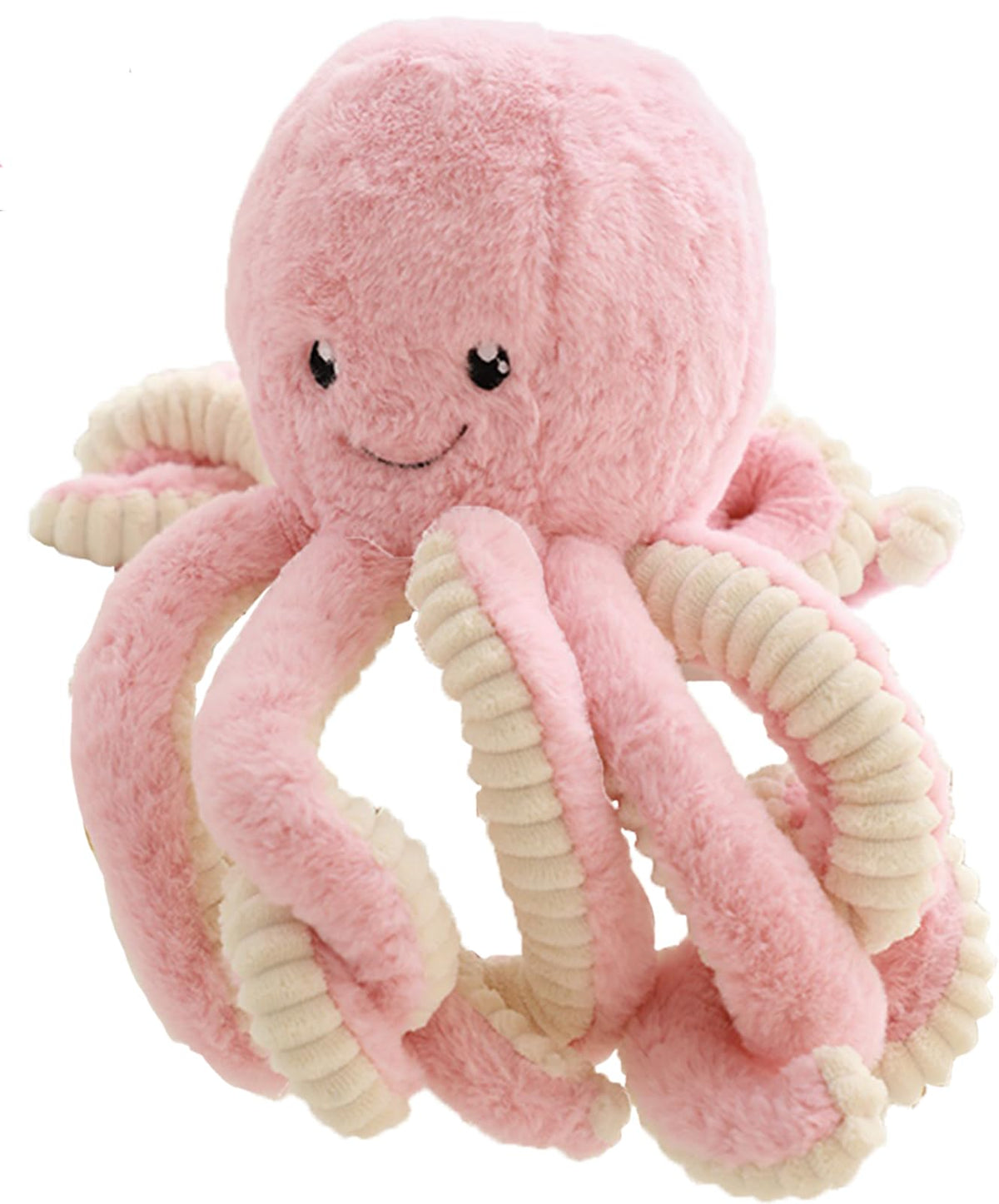 TONGSONG pink 15.7-inch octopus plush for cozy storytelling and hugs.