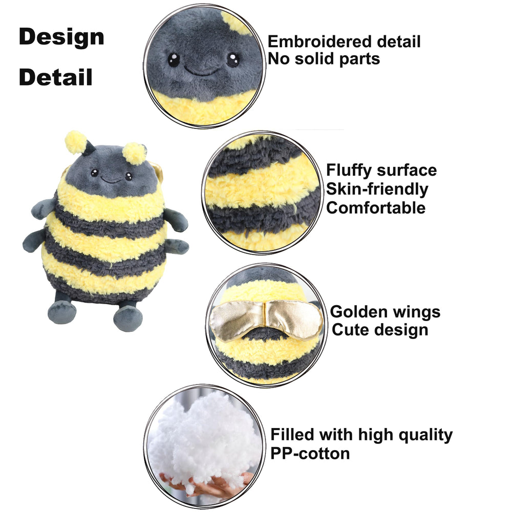 TONGSONG washable PP cotton bee plush stays fresh with care.