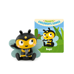 Tonies Bugs! Bizzy honeybee figurine sparks curiosity about insects through music.