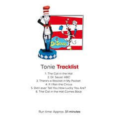Tonies Cat in the Hat stories collection hero showcases classic Dr. Seuss adventures for kids.