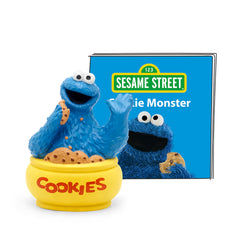 Tonies Cookie Monster figurine close-up for imaginative play and healthy-habits learning.