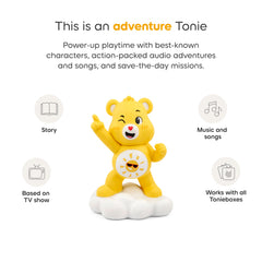 Care Bears branding on Funshine Bear packaging for gift-ready purchase.
