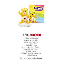 Side view of Funshine Bear figure designed for playtime.