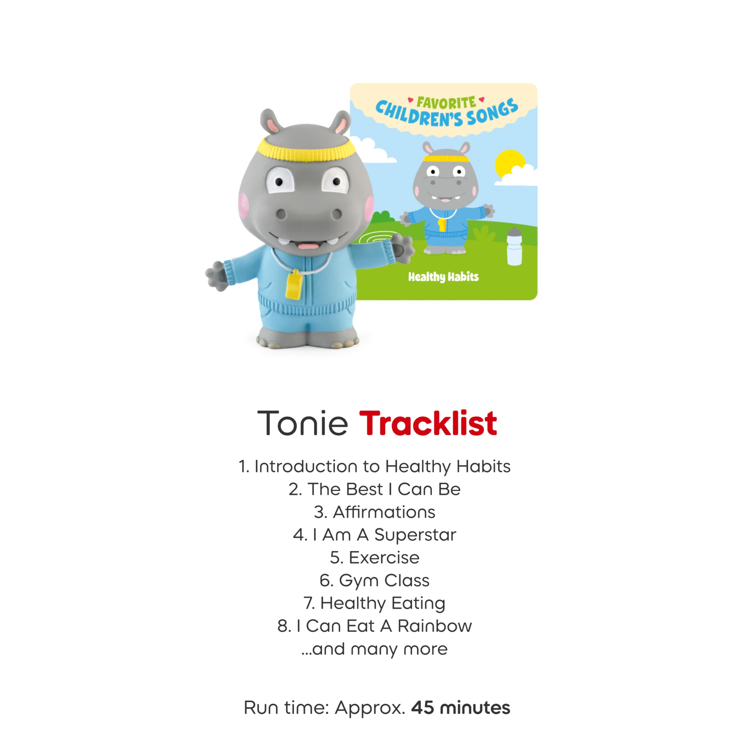 Tonies Healthy Habits affirmations for positive mindset and mindfulness play.