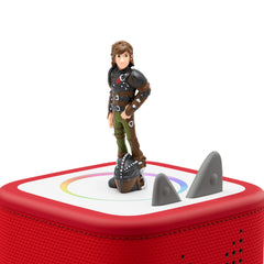 Tonies Hiccup with Toothless scene promotes friendship during play.