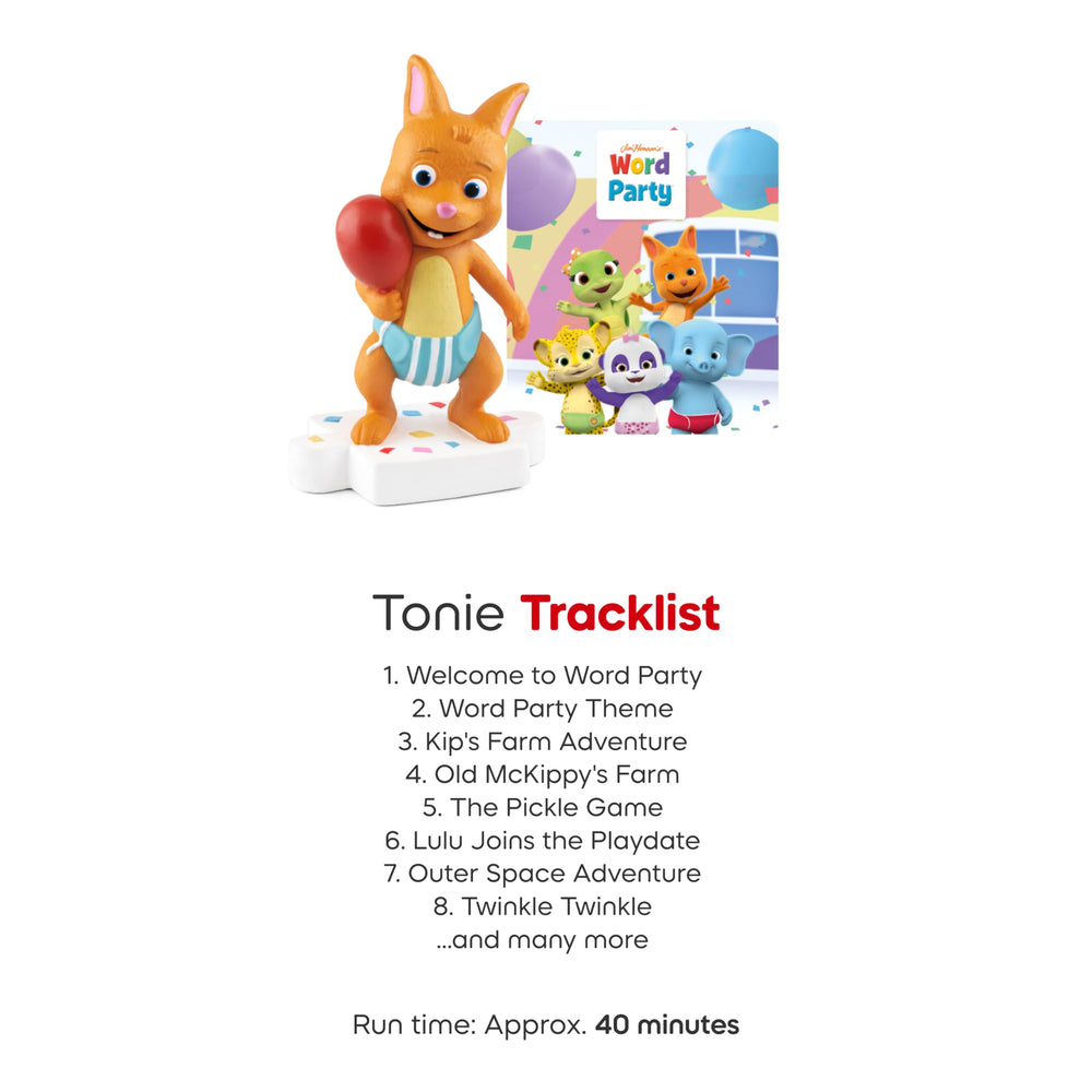 Tonies Kip naptime story visual for calm, focused listening sessions.
