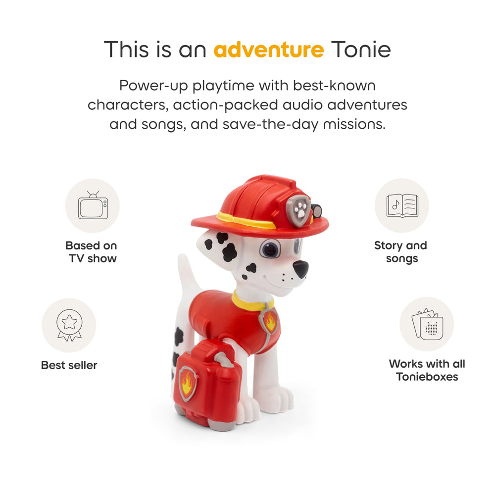 Tonies Marshall song and story deliver 52 minutes of upbeat adventures