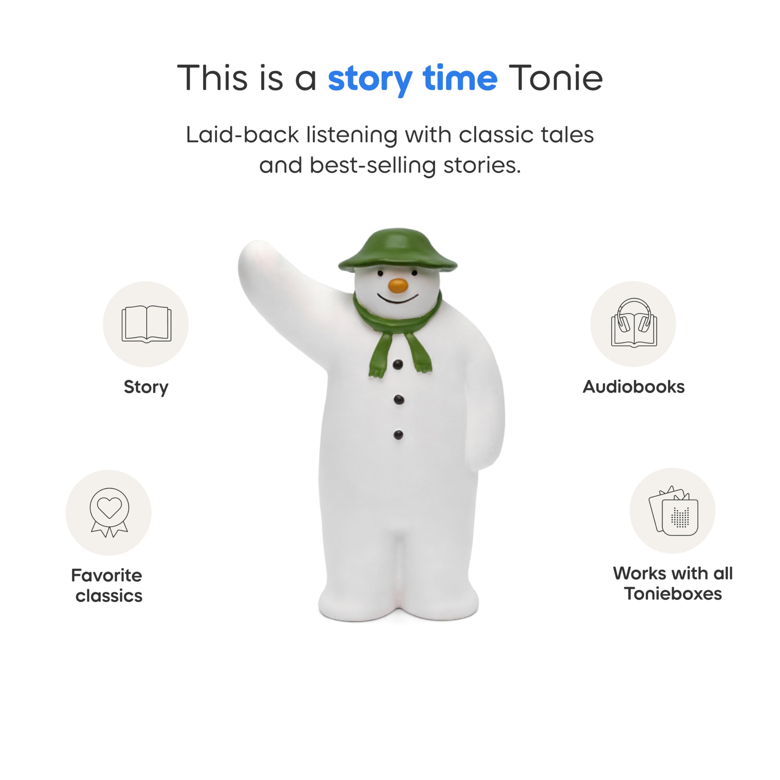 Tonies narrators Macfadyen and Cumberbatch voice engaging tales for young listeners.
