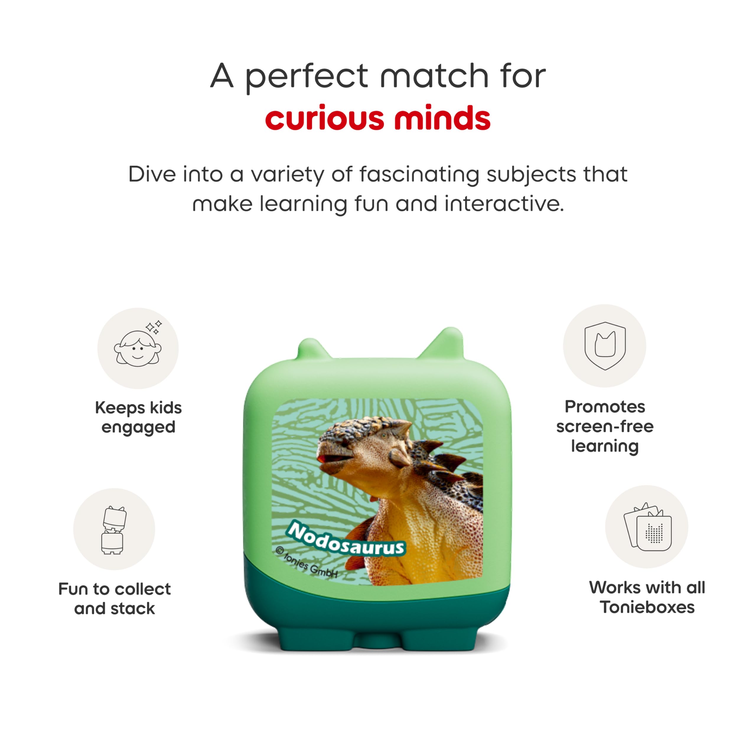 Tonies Nodosaurus Tonie highlights a gentle giant for curious learners