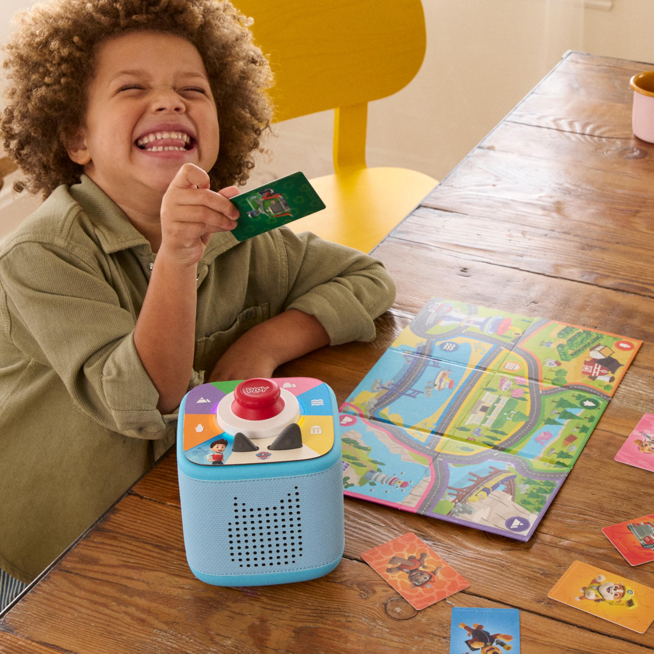 Tonies Paw Patrol adventure map guides kids through missions and teamwork.