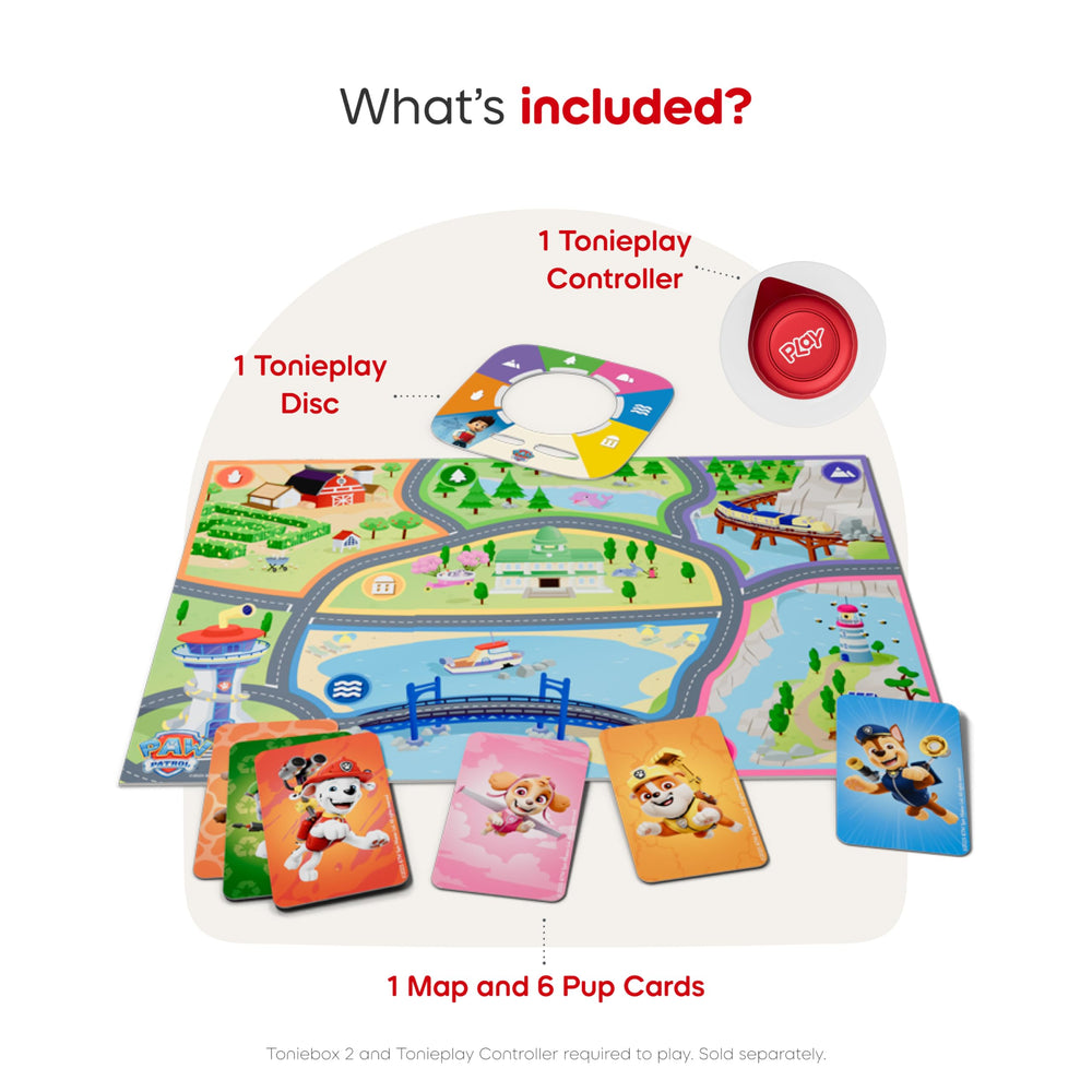 Tonies Paw Patrol Tonieplay controller provides precise control during play sessions.