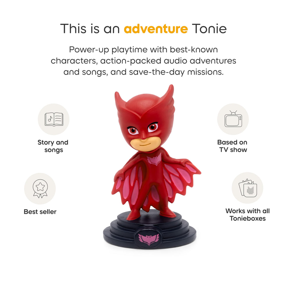 PJ Masks Owlette audio content supports imaginative play and storytelling.
