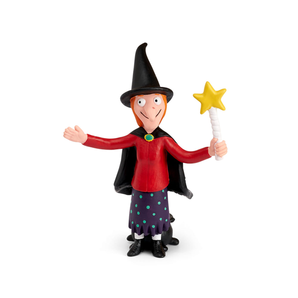 Tonies Room on the Broom cat companion art supports friendship-building during playtime.