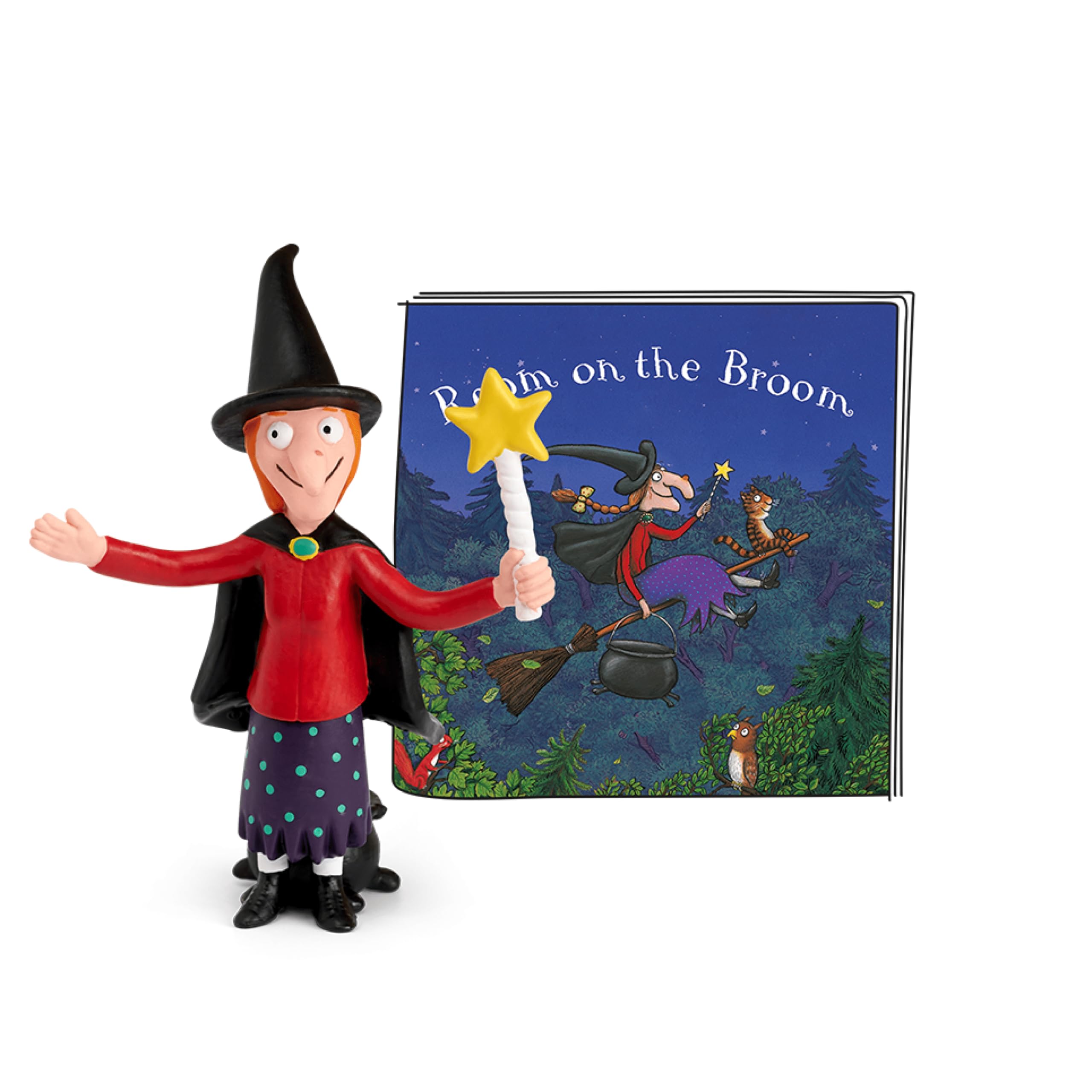 Tonies Room on the Broom figurine ready for imaginative storytelling with the Toniebox.
