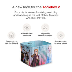 Easy slip on design enables quick customization between stories and outings