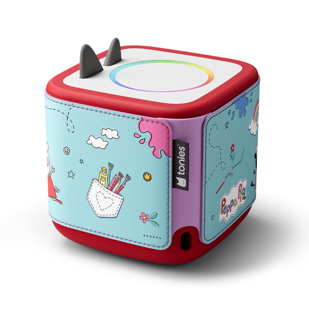 Secure-fit Toniebox 2 sleeve stays in place during busy play
