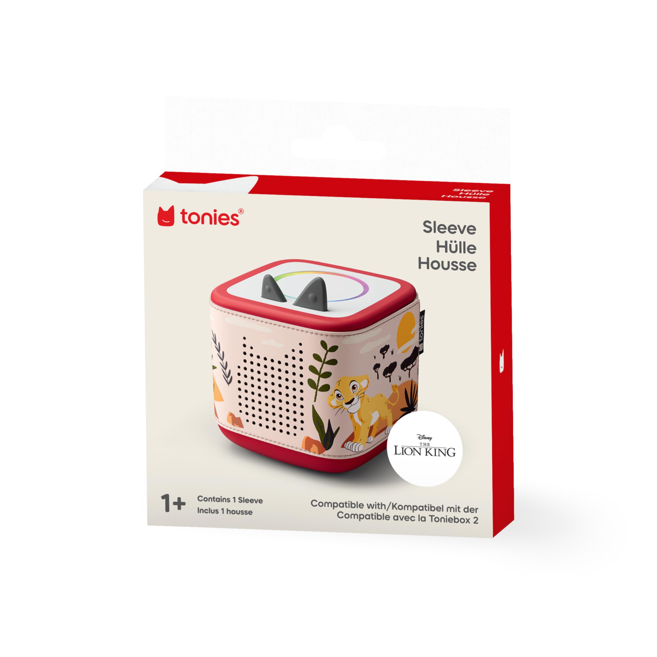 Tonies sleeve compatible only with Toniebox 2 for stylish upgrade