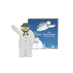 Tonies Snowman & Snowdog figurine closeup, a collectible audio character for storytelling sessions.