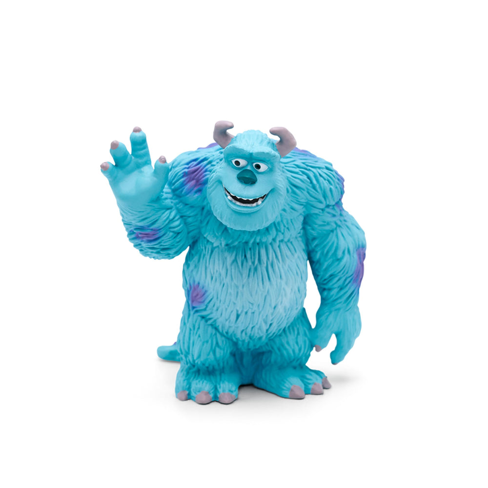 Tonies Sulley with Monsters, Inc. content packaging showing four songs and a story.