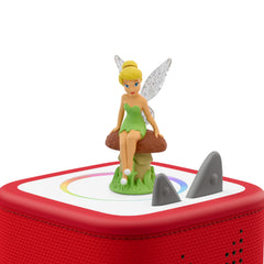 Tonies Tinker Bell side view highlights compact design for quiet playtime routines.