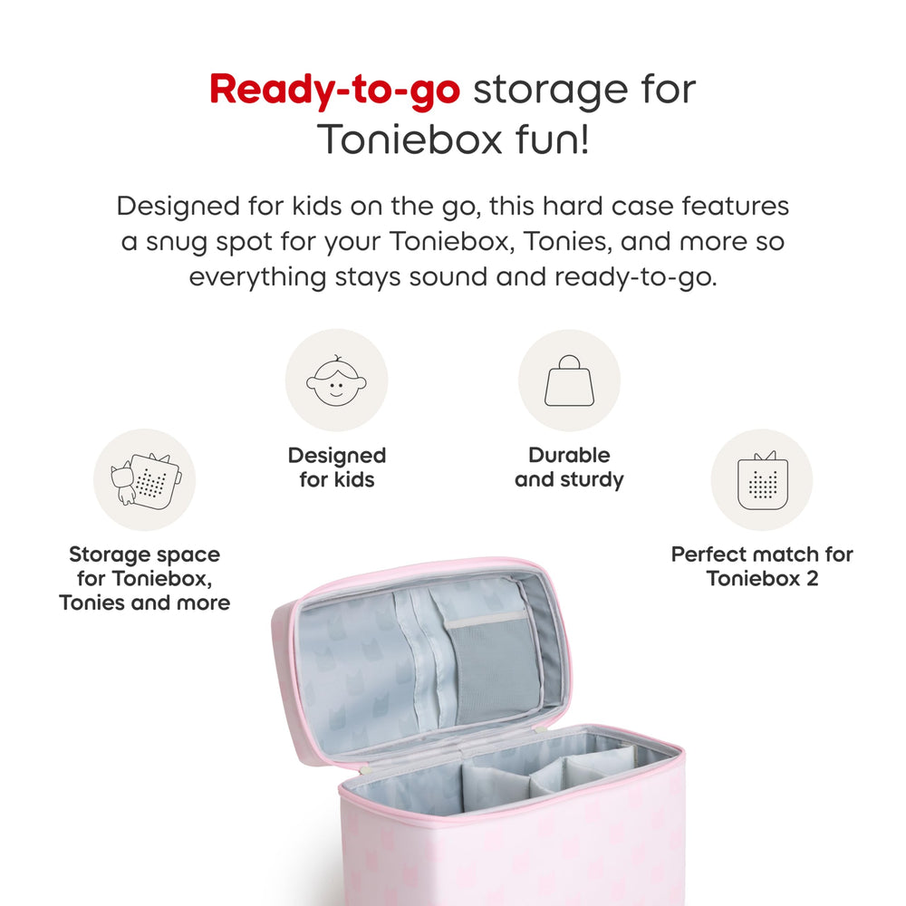 Lightweight, durable case with secure zipper for easy grab-and-go travel