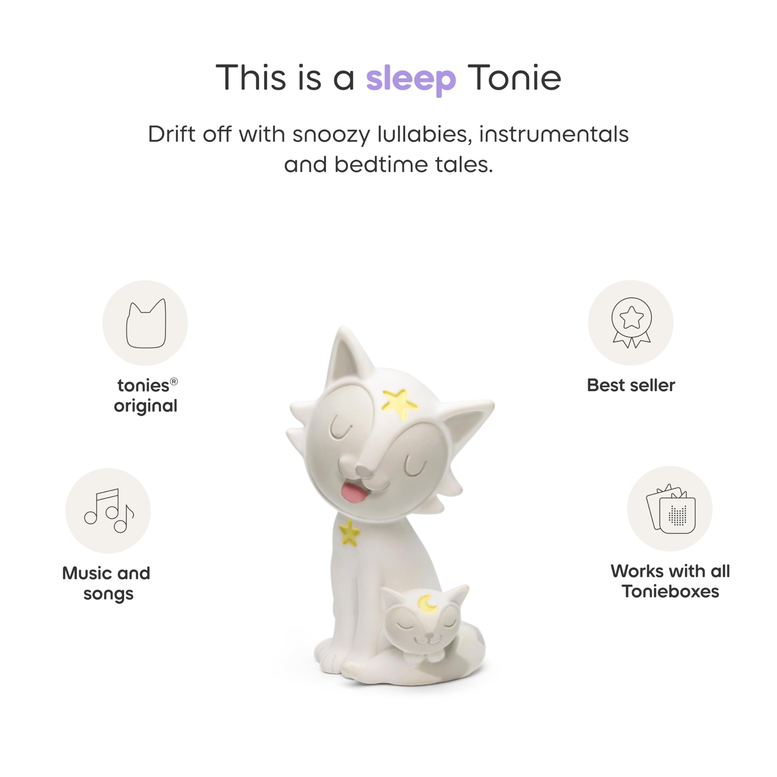 Tonies White Noise Nap Time tracklist offers a steady soundscape.