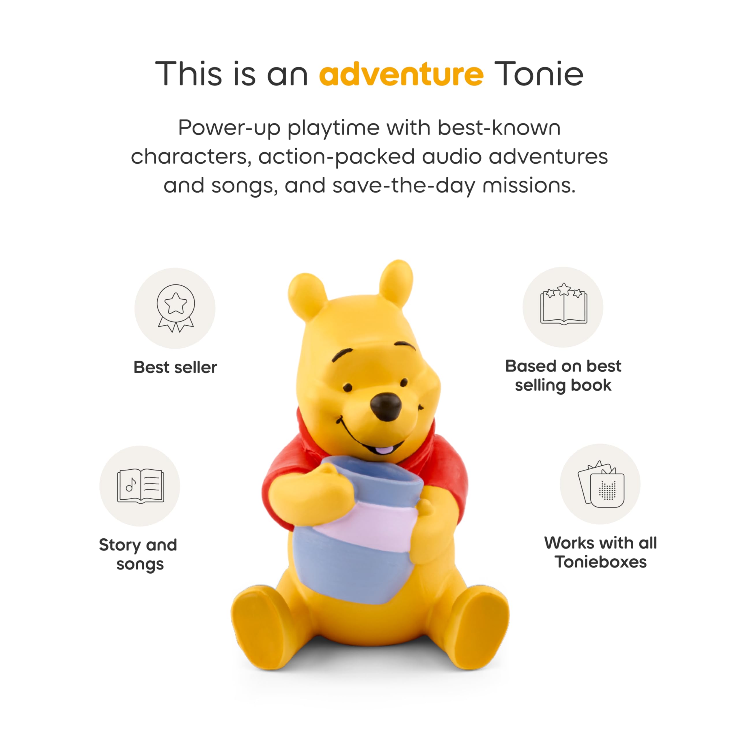 Tonies Pooh blustery day story sparks gentle family reading.