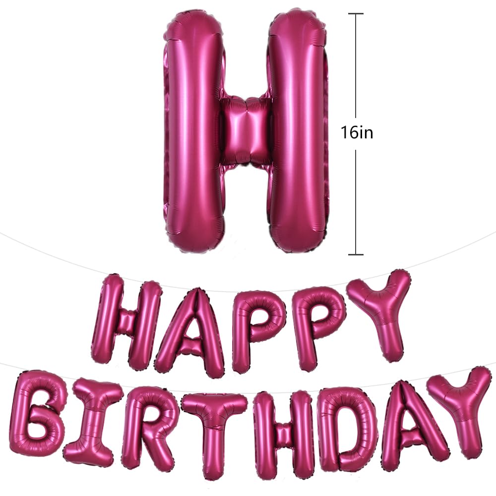 TONIFUL 16-inch foil letter balloons offer bold birthday decor and high visibility.