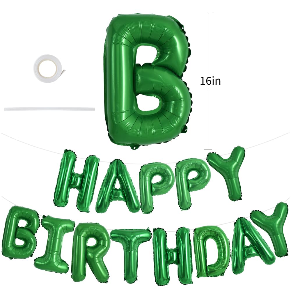 TONIFUL 16-inch foil letter balloons brighten birthdays with vivid color and reusable setup.